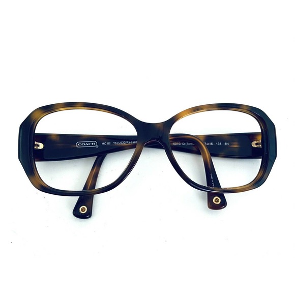 Coach Oval Tortoise Frame Glasses - Picture 5 of 8
